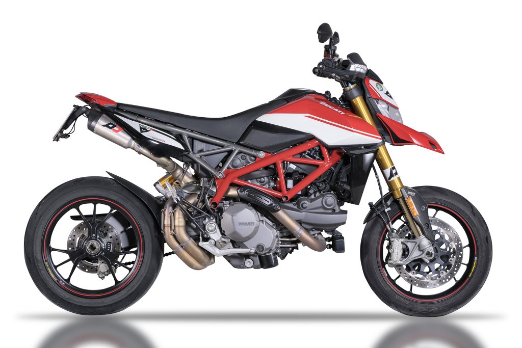 Hypermotard 950 QD Auspuffanlage Twin Gunshot Serie Euro 4