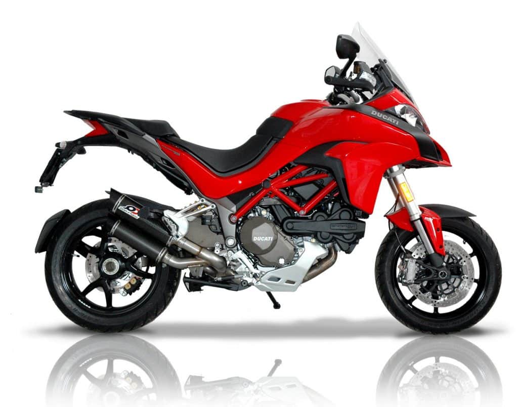 QD Multistrada 1200 2-1 Carbon Auspuffanlage