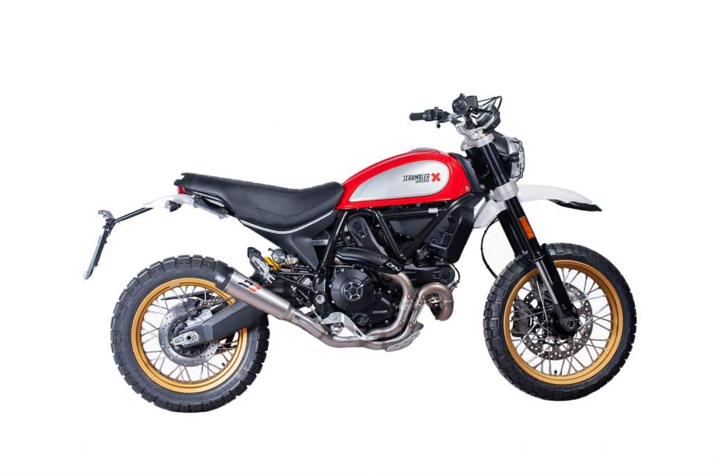 QD Auspuffanlage Titan Tri Cone Scrambler 800