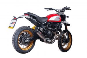 QD Auspuffanlage Titan Tri Cone Scrambler 800