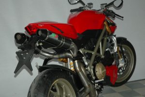 Ducati Streetfighter 848 1098 QD EXhaust Auspuffanlage Carbon