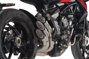 MV Agusta Brutal 800 QD Exhaust Auspuffanlage Ergal