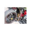 Ducati Ducabike Radmutter hinten CNC eloxiert rot schwarz silber gold